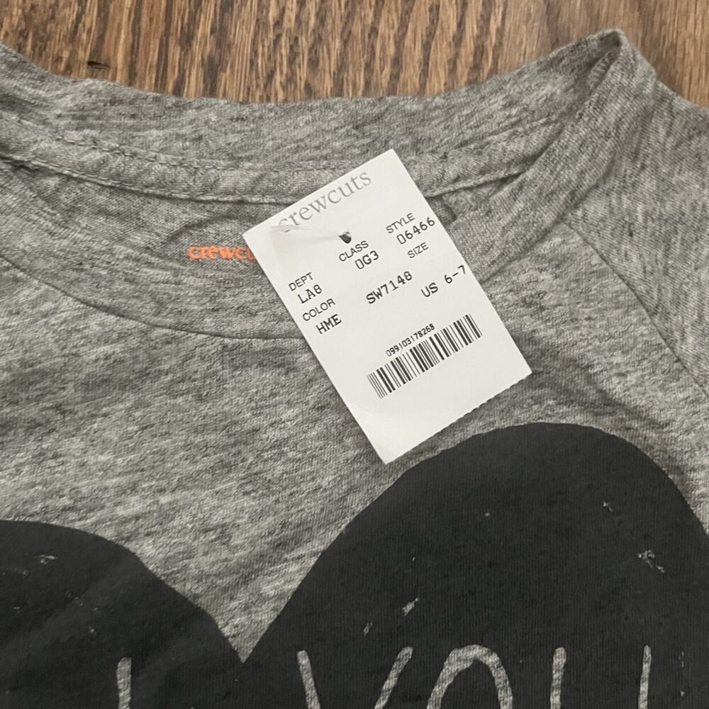 NWT Crewcuts (6|7y) All You Need Is Love - Picture 6 of 6